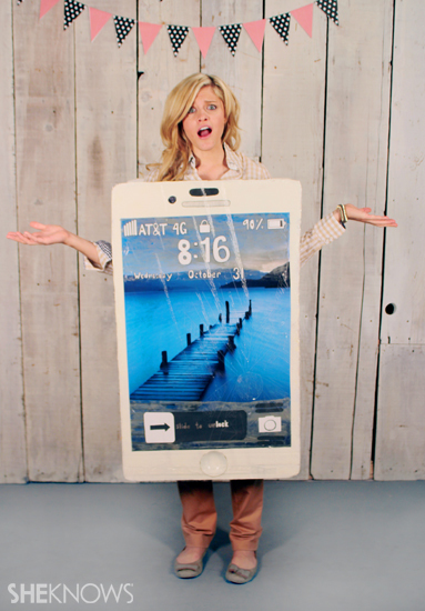 Halloween costume ideas: Broken iPhone