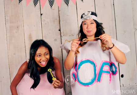 Halloween Costume Ideas: Soap and Loofah