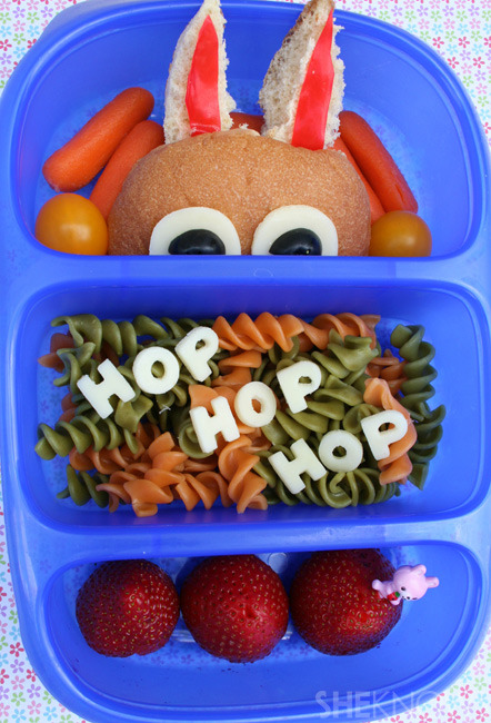 Do The Bunny Hop bento box lunch