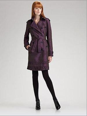 Burberry taffeta coat