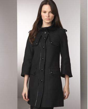 Burberry patent jacket