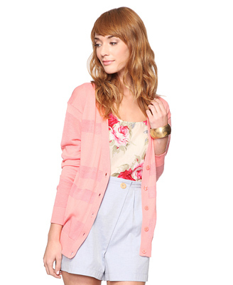 Forever 21 Burnout Panel Cardigan