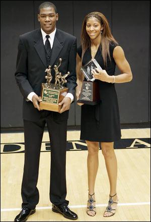 Candace Parker and Kevin Durant