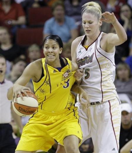 Candace Parker and Lauren Jackson