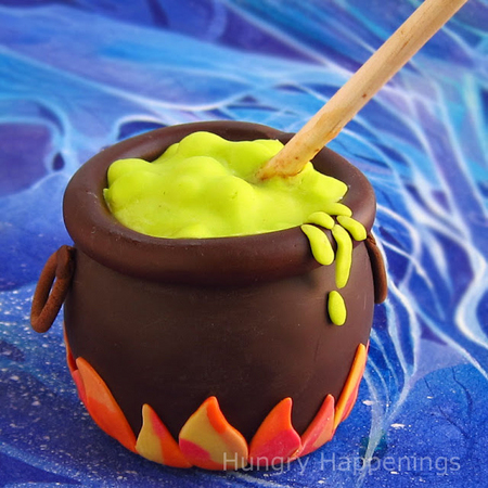 Caramel apple cauldron