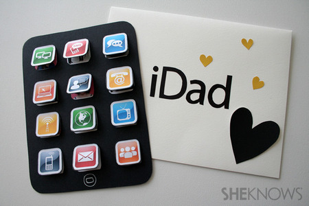iDad Father's Day Card tutorial