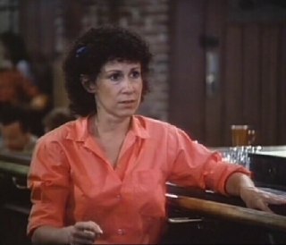Rhea Perlman as Carla Tortelli in Cheers