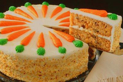 Birthday Party Food on Carrot Cake   Birthday Cakes