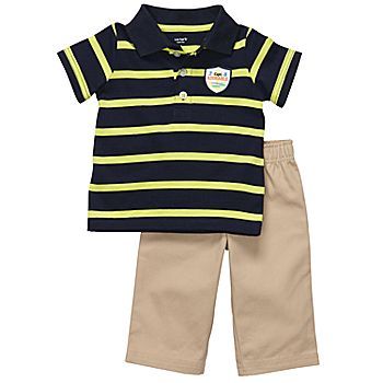 Polo pant set