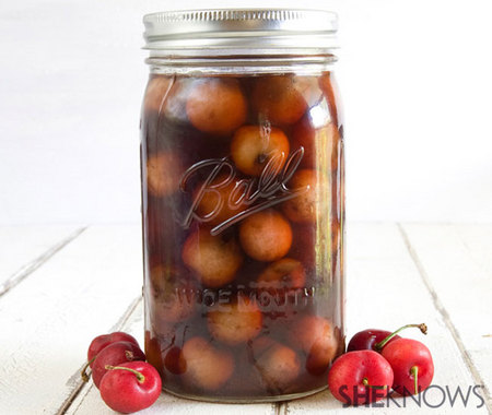 Cherry-infused bourbon