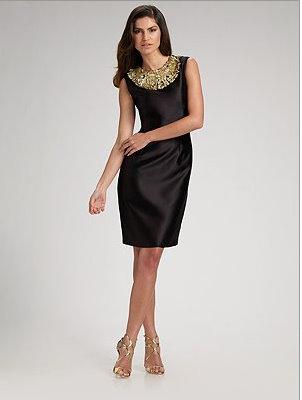 Gold Dress on Chetta B Cocktail Dress Best Of Fall Fashion 2009