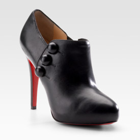 Christian Louboutin C Est Moi Boots Sheepskin Black