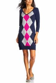 Argyle Sweater Dresses