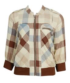 Plaid Woven Jacket