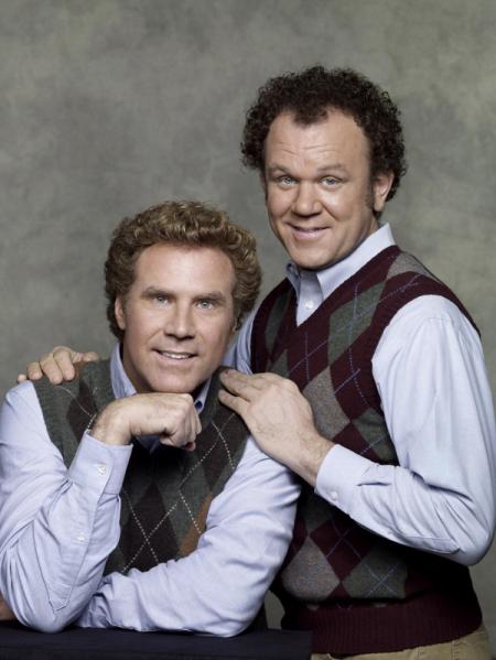 Actors Will Ferrell and John C. Reilly pose