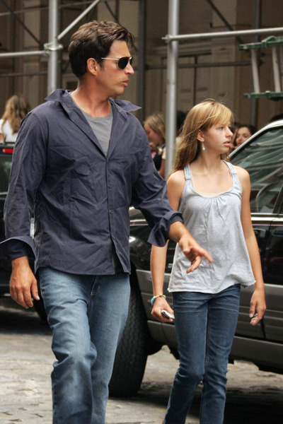Harry Connick Jr. and his daughet in NYC.