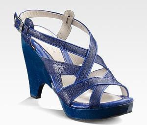 Costume National Blue Open Toe Sandals