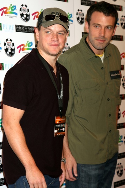 Matt Damon and BFF in Vegas