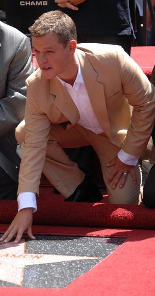 Matt Damon becomes Hollywood official