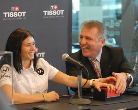 Danica Patrick and Francois Thiebaud