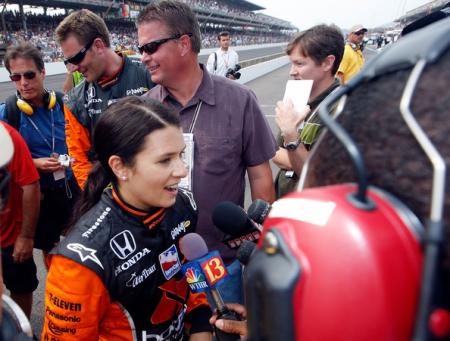 Danica Patrick at the Indianapolis 500