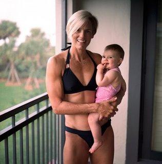 Dara Torres and Her Daughter