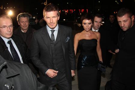 David Beckham and his wife Victoria Beckham