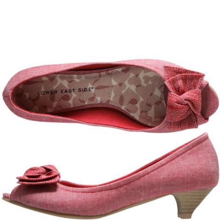 Denim Lizzy Bow Pump