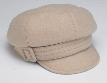 Devon newspaper-style wool cap