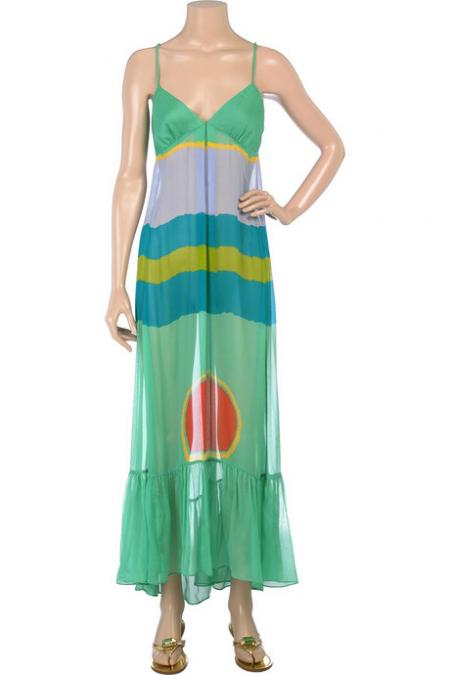 Diane von Furstenberg Crinkle Chiffon Dress