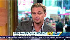 Leonardo DiCaprio promotes his film "J. Edgar"