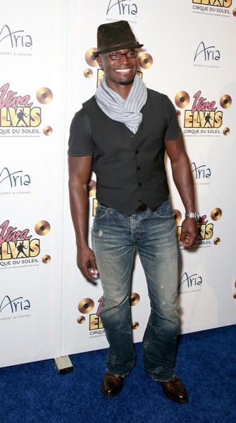 Taye Diggs walks the blue carpet