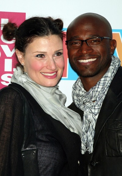 Taye Diggs and Idina Menzel