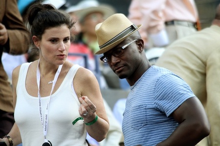 Taye Diggs out for some tennis
