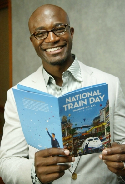 Taye Diggs at National Train Day
