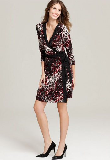 Style&amp;co. Printed Wrap Dress