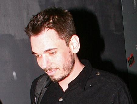 DJ AM backstage of concert
