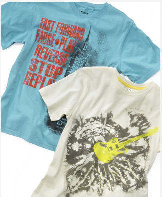 DKNY Kids Vintage Print T-shirt