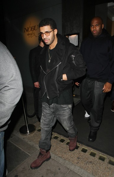Drake at Nobu Berkeley in London, England