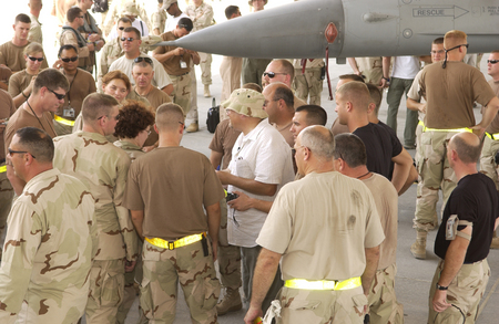 Drew with the Troops
