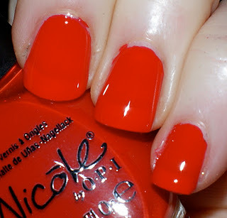 Kourt is Red-y for a Pedi