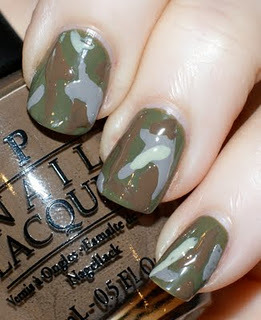 Camo Nails