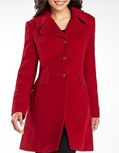 Bold Red City Coat