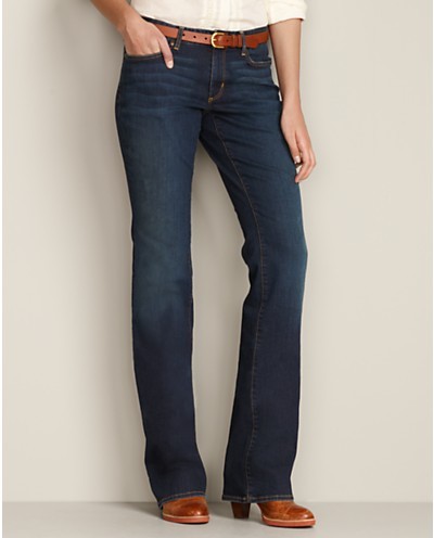 Eddie Bauer, Curvy Bootcut Jeans, StayShape