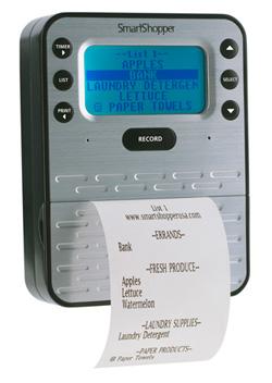 Electronic Grocery List