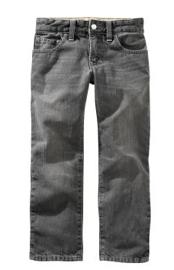 Straight Fit Grey Wash Jeans