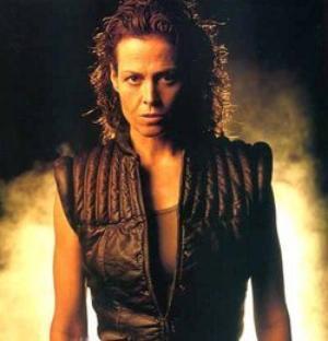 Sigourney Weaver as Ellen Ripley in the Alien series