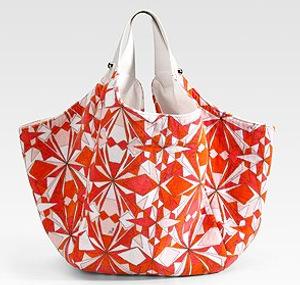 Emilio Pucci Ari Print Oversized Tote