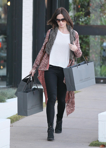 Emily Blunt doing some shopping in LA