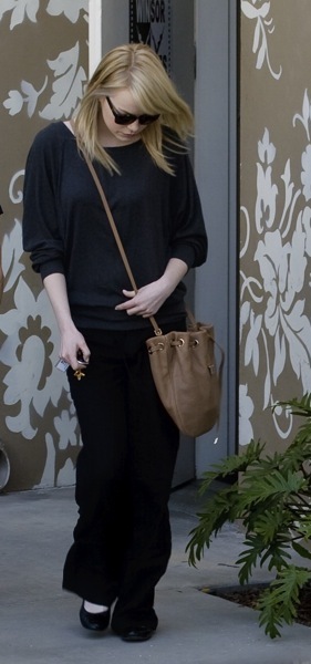Emma Stone's comfortable style